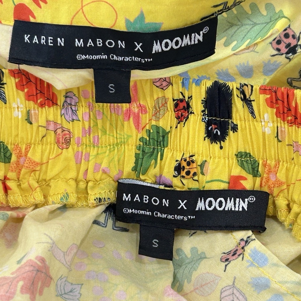 Karen Mabon X Moomin Pajama Set Small Graphic Shirt Pants Whimsical Limited Ed - Picture 8 of 16